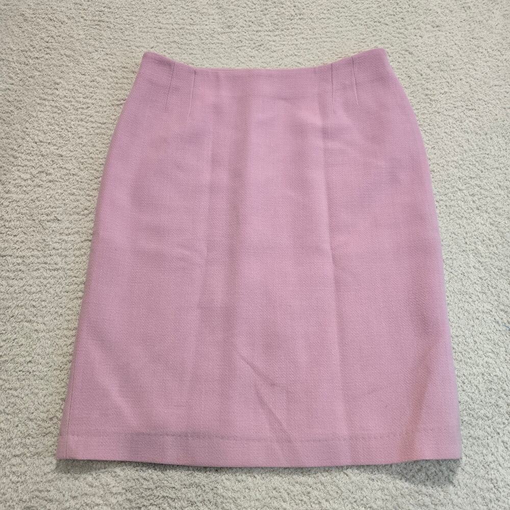 Vertigo Paris Petal Pink Wool Pencil Skirt Made in France Size 4 Legally Blonde